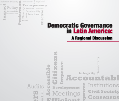 Democratic Governance in Latin America: A Regional Discussion