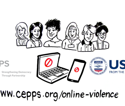Graphic for CEPPS Preventing violence