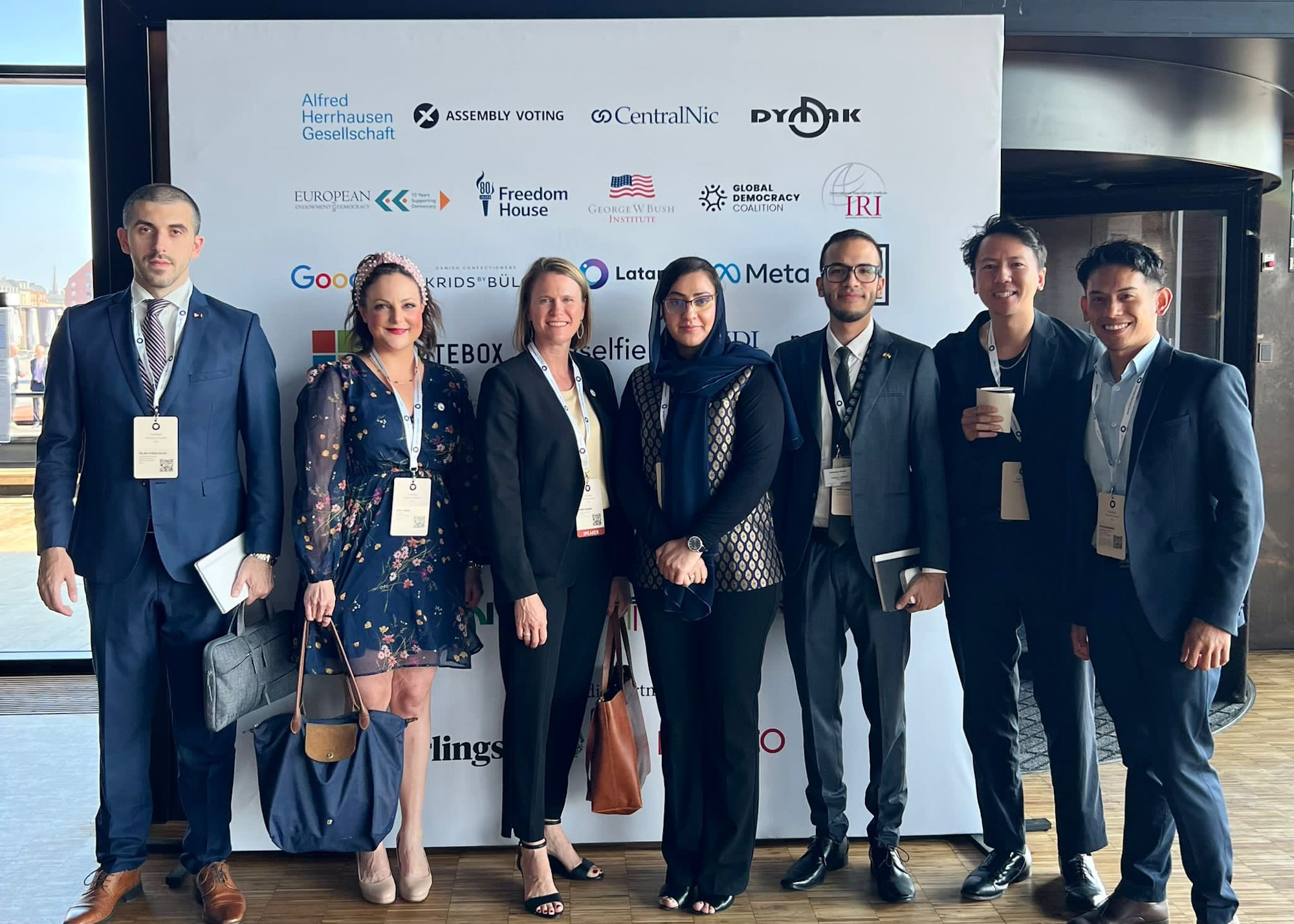 IRI Delegation Participates in the 2023 Copenhagen Democracy Summit